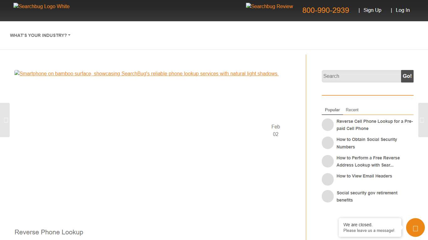 Searchbug Reverse Phone Lookup: Find Details Instantly